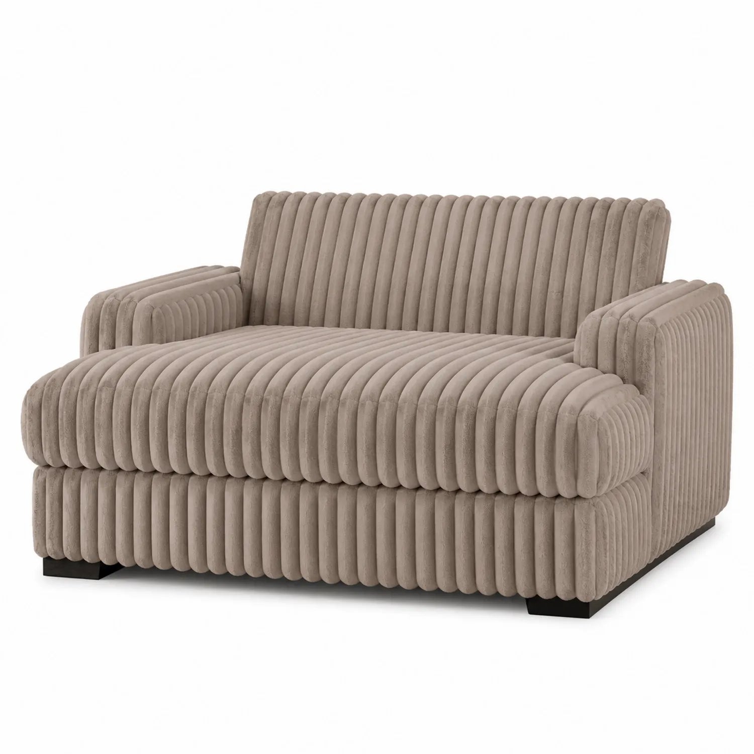 2-Sitzer Sofa Beige Velours